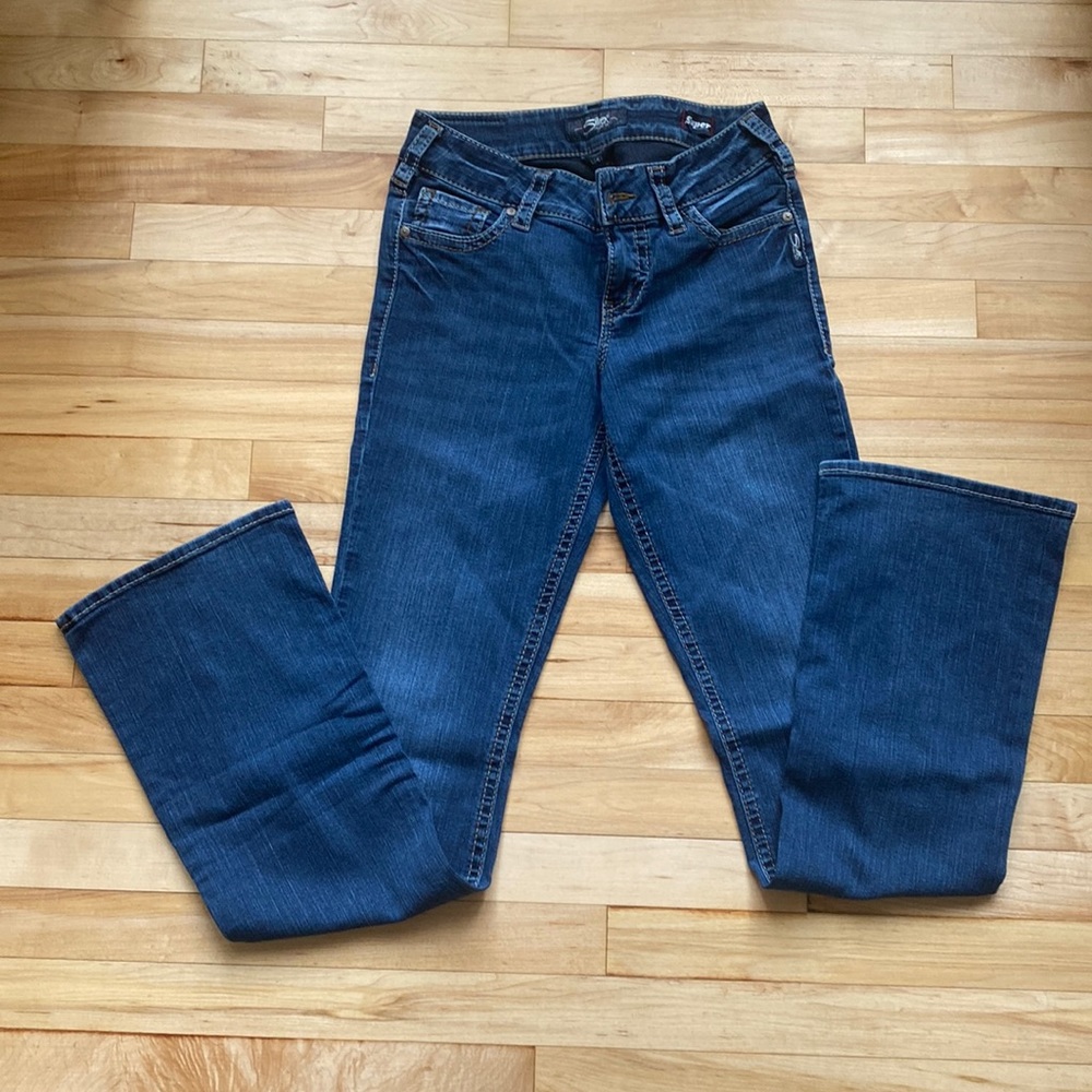 Silver boot cut Jeans